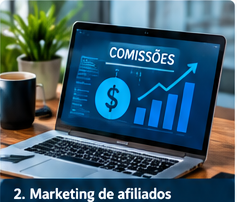Marketing de afiliados para ganhar dinheiro online