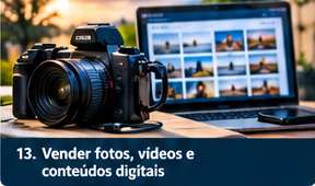 Vender fotos e vídeos na internet