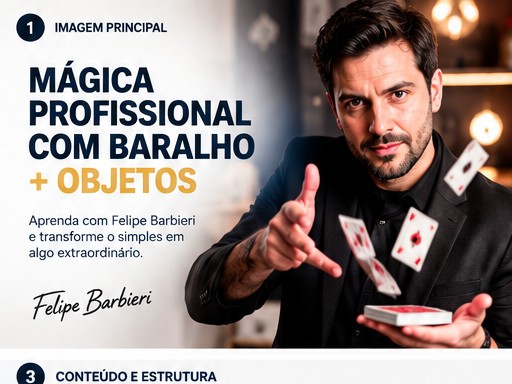Mágica Profissional com Baralho: Review do Curso de Felipe Barbieri