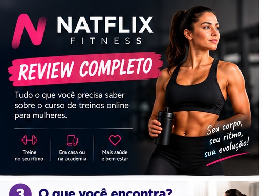 Natflix Fitness: Review Completo, Como Funciona e Vale a Pena?